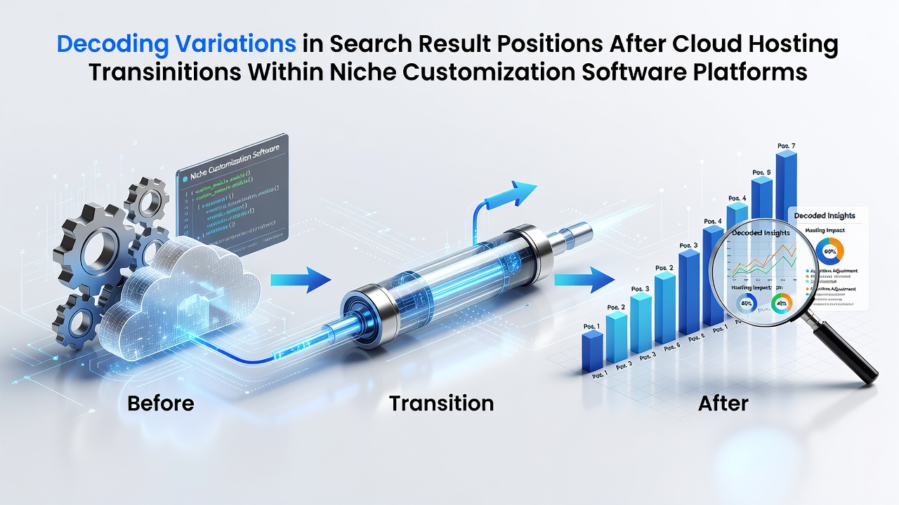 Decoding Variations in Search Result Positions After Cloud Hosting Transitions Within Niche Customization Software Platforms