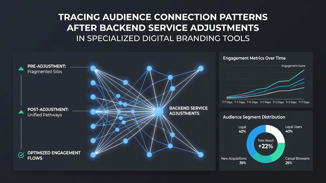 Tracing Audience Connection Patterns After Backend Service Adjustments in Specialized Digital Branding Tools